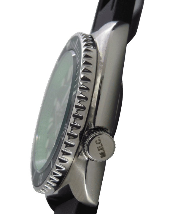 Mec Gruppo Gamma Automatico Zaffiro Sub 200 Metri Dial Black