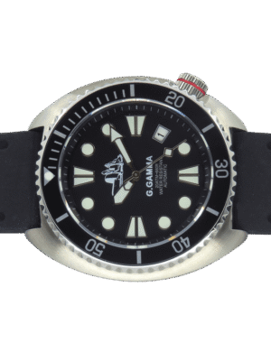 Mec Gruppo Gamma Automatico Zaffiro Sub 200 Metri Dial Black