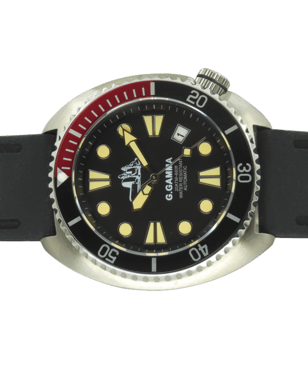 Mec Gruppo Gamma Automatico Zaffiro Sub 200 Metri Dial Black Vintage