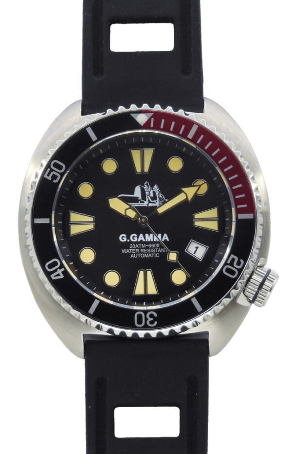 Mec Gruppo Gamma Automatico Zaffiro Sub 200 Metri Dial Black Vintage
