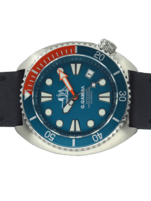 Mec Gruppo Gamma Automatico Zaffiro Sub 200 Metri Dial Celeste