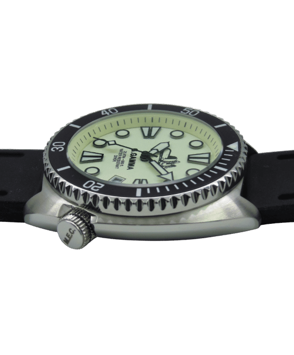 Mec Gruppo Gamma Quarzo Zaffiro Sub 200 Metri Dial Full Light