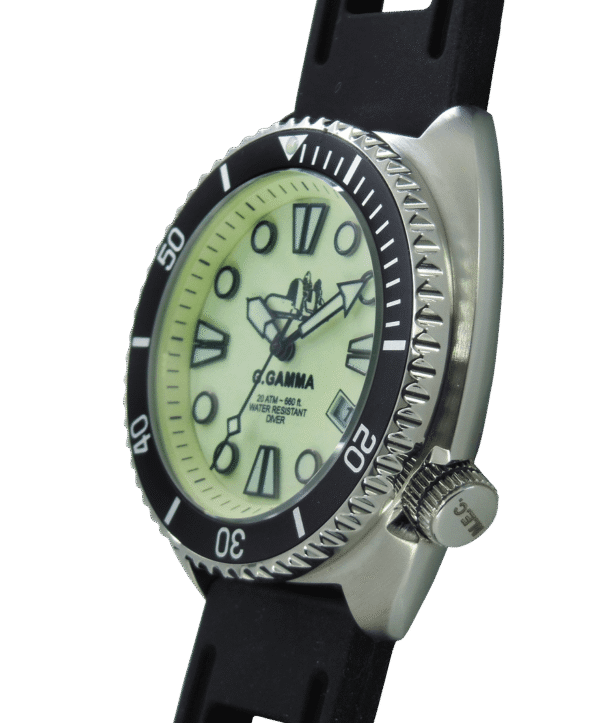 Mec Gruppo Gamma Quarzo Zaffiro Sub 200 Metri Dial Full Light