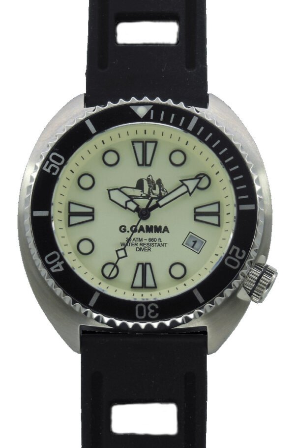 Mec Gruppo Gamma Quarzo Zaffiro Sub 200 Metri Dial Full Light