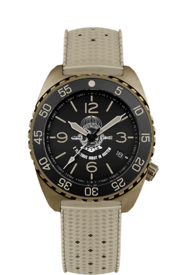 M.e.c. MAS 15 prodotto in collab. con A.N. Arditi Incursori Cassa Sand Dial Nero M.e.c. MAS 15 prodotto in collab. con A.N. Arditi Incursori Cassa Sand Dial Nero