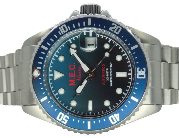 Mec Modello Nauta Automatico Cassa Acciaio 40mm Quadrante Blu Mec Modello Nauta Automatico Cassa Acciaio 40mm Quadrante Blu