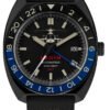 Militum Automatico GMT Elicopter Dial Black Lunetta Girevole Nera e Blu Militum Automatico GMT Elicopter Dial Black Lunetta Girevole Nera e Blu