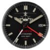 Militum Automatico GMT Elicopter Dial Black Lunetta Girevole Nera e Blu Militum Automatico GMT Elicopter Dial Black Lunetta Girevole Nera e Blu