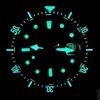 Militum Automatico Sub 2000 Metri PVD Valvola Elio Vetro Zaffiro Ghiera Ceramica Nera Quadrante nero opaco