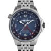 Militum Aviatore GMT con quadrante blu, con cassa 42mm e 12 di altezza