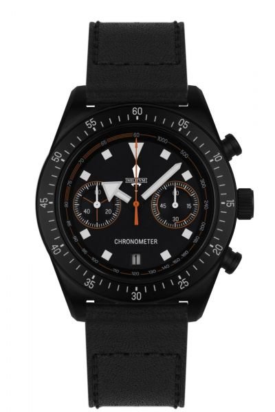 Militum Chronos Dotato Di Cronografo Cassa finitura Pvd Da 44mm Dial Nero