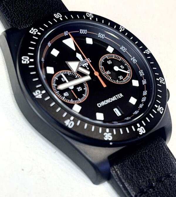 Militum Chronos Dotato Di Cronografo Cassa finitura Pvd Da 44mm Dial Nero