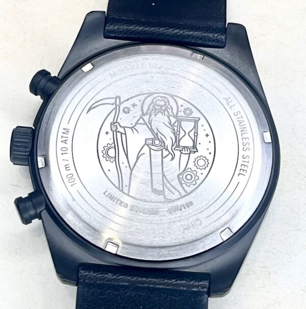 Militum Chronos Dotato Di Cronografo Cassa finitura Pvd Da 44mm Dial Nero