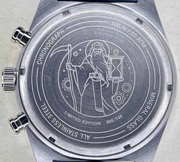 Militum Chronos Dotato Di Cronografo Cassa finitura Pvd Da 44mm Dial Nero