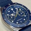Militum Chronos Dotato Di Cronografo Cassa Satinata Da 44mm Dial Blu
