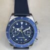Militum Chronos Dotato Di Cronografo Cassa Satinata Da 44mm Dial Blu