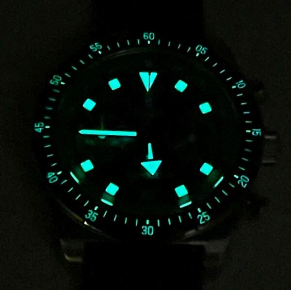 Militum Chronos Dotato Di Cronografo Cassa Satinata Da 44mm Dial Nero