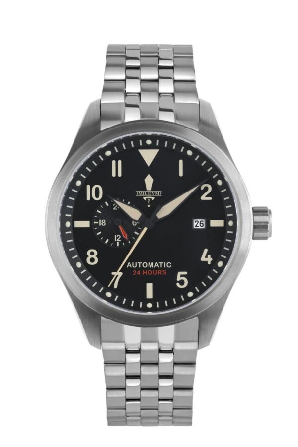 Militum Fuoriquota cassa 42 automatico zaffiro dial nero Braccialato Militum Fuoriquota cassa 42 automatico zaffiro dial nero Braccialato