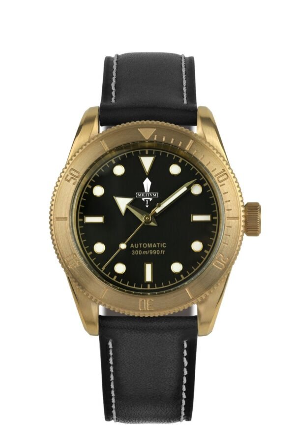 Militum Marisub Gladio In Bronzo Cassa 40mm Vetro zaffiro Sub 300 metri Quadrante Nero