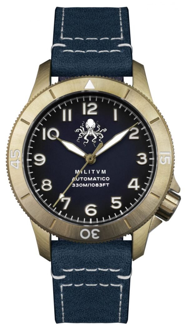 Militum Marisub In Bronzo Cassa 44mm Vetro zaffiro Sub 330 metri Quadrante Blu