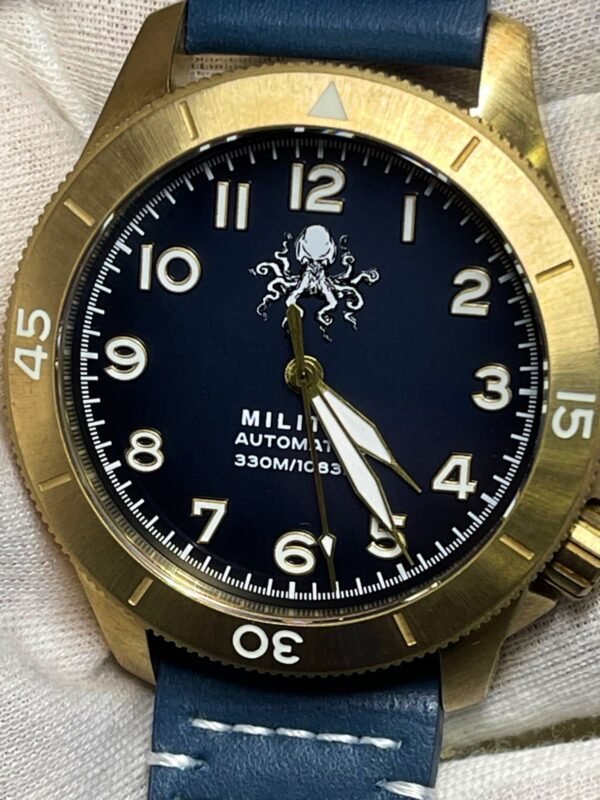 Militum Marisub In Bronzo Cassa 44mm Vetro zaffiro Sub 330 metri Quadrante Blu