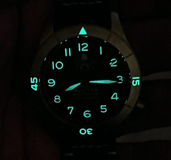Militum Marisub In Bronzo Cassa 44mm Vetro zaffiro Sub 330 metri Quadrante Blu