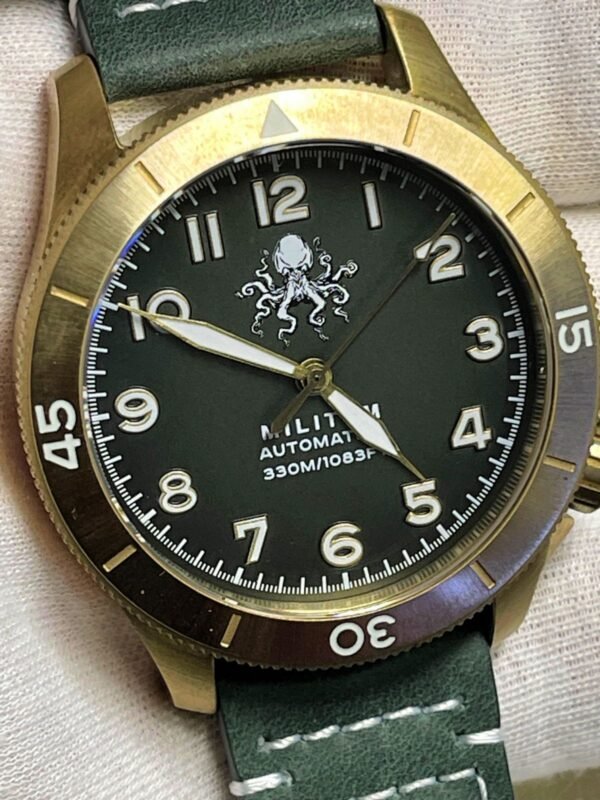 Militum Marisub In Bronzo Cassa 44mm Vetro zaffiro Sub 330 metri Quadrante Verde