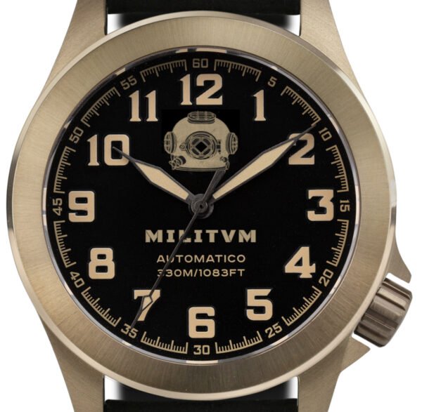 Militum Marisub In Bronzo Palombaro Cassa 44mm Vetro zaffiro Sub 330 metri