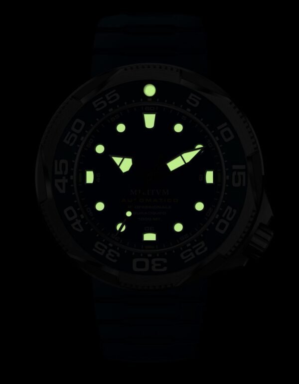 Militum Ocean 1000 Metri Automatico con valvola Elio Zaffiro Limited Edition Octopus