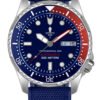 Militum Pelagus con Cassa 40mm 30atm sub 300 Mt. Vetro Zaffiro pvd black Spesore 13 mm Vetro Zaffiro Quadrante blu Gladio Cinturino Gomma Blu