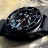 Militum Poseidone C3 Cassa 46mm Sub 1000 Metri Limited Edition 1/100 Valvola Elio Vetro Zaffiro Ghiera Ceramica Quadrante California Nero Con Inserti Blu