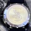 Militum Poseidone C3 Cassa 46mm Sub 1000 Metri Limited Edition 1/100 Valvola Elio Vetro Zaffiro Ghiera Ceramica Quadrante California Nero Con Inserti Blu