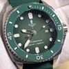 Militum Poseidone P4 Cassa 46mm Sub 1000 Metri Limited Edition 1/100 Valvola Elio Vetro Zaffiro Ghiera Ceramica Quadrante Pan Verde