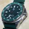 Militum Poseidone P4 Cassa 46mm Sub 1000 Metri Limited Edition 1/100 Valvola Elio Vetro Zaffiro Ghiera Ceramica Quadrante Pan Verde