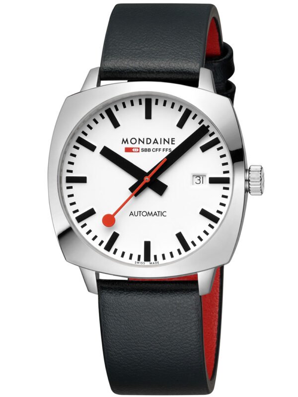Mondaine MSL.3961B.LBV Orologio Uomo Cushion Automatico 39mm 10ATM