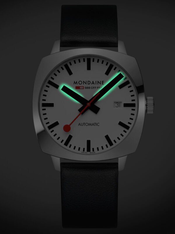 Mondaine MSL.3961B.LBV Orologio Uomo Cushion Automatico 39mm 10ATM