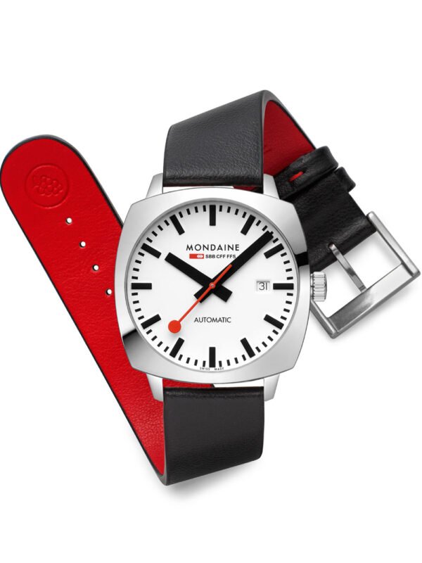 Mondaine MSL.3961B.LBV Orologio Uomo Cushion Automatico 39mm 10ATM