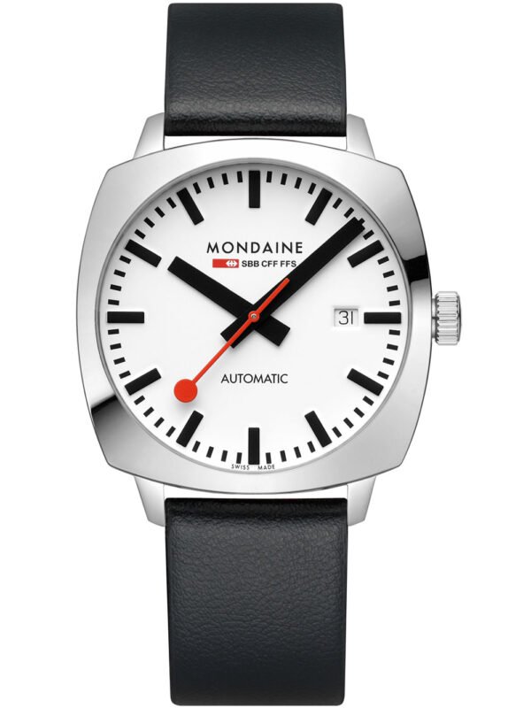 Mondaine MSL.3961B.LBV Orologio Uomo Cushion Automatico 39mm 10ATM