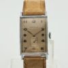 Movado Rectangular Salmon Bronze dial NOS