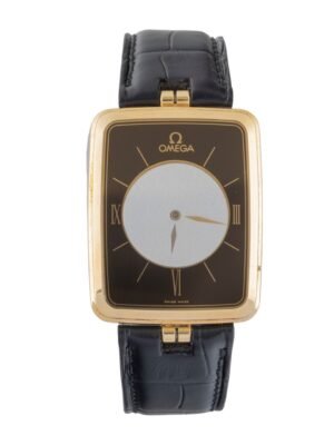 Omega La Magique 18 ct gold quartz men's watch 191.8523 Vintage [2601823]