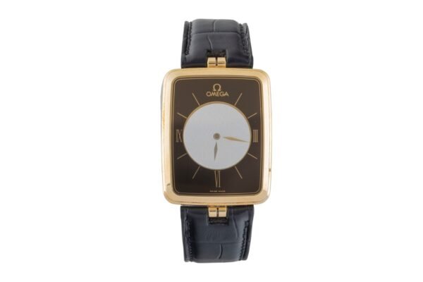 Omega La Magique 18 ct gold quartz men's watch 191.8523 Vintage [2601823]