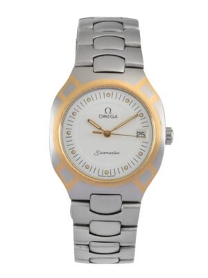 Omega Seamaster steel / gold quartz men's watch 396.1022 Vintage [2604001]