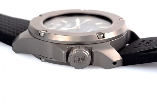Orologio Artigianale Italiano Gruppo Ardito Modello Lince Titanio Sub 1000 Metri Blu