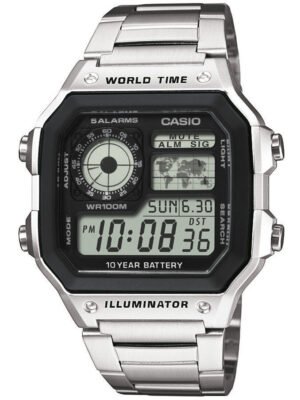 Orologio Casio Timeless AE-1200WHD-1AVEF World Time