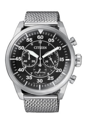 Orologio Citizen Cronografo in Acciaio Eco Drive - Aviator - CA4210-59E