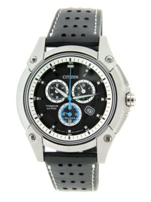 Orologio Citizen Uomo Cronografo in Titanio e Pelle – AT0860-06E