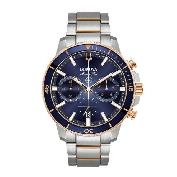 Orologio Cronografo Bulova in Acciaio - Marine Star - 98B301
