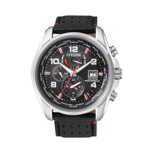 Orologio Cronografo Citizen da Uomo in Acciaio e Pelle - H820 - AT9030-04E