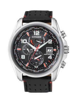 Orologio Cronografo Citizen da Uomo in Acciaio e Pelle - H820 - AT9030-04E