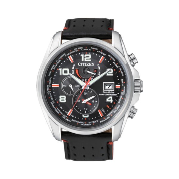 Orologio Cronografo Citizen da Uomo in Acciaio e Pelle - H820 - AT9030-04E